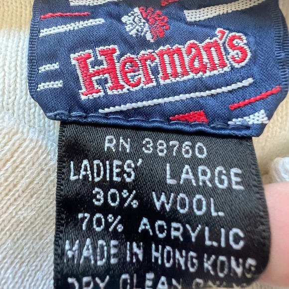 Herman’s Vintage Mock Neck Sweater 80’s - Picture 4 of 4